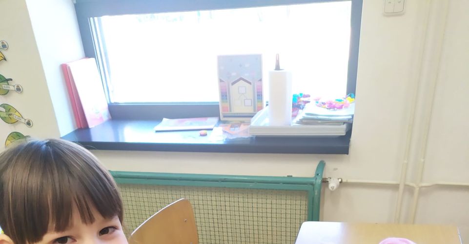 Tvoření s ovčí vlnou v I. oddělení ŠD s p. Vierou Kranz