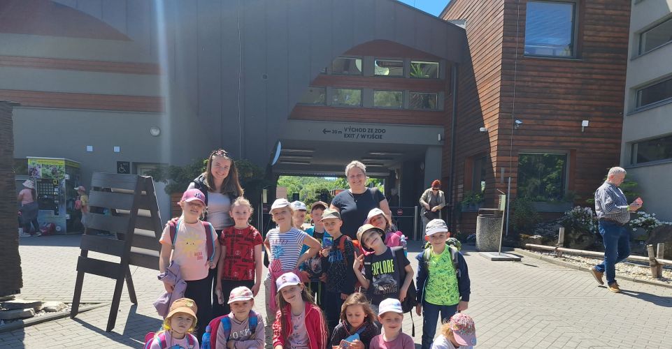 1. B na školním výletě v Zoo Ostrava