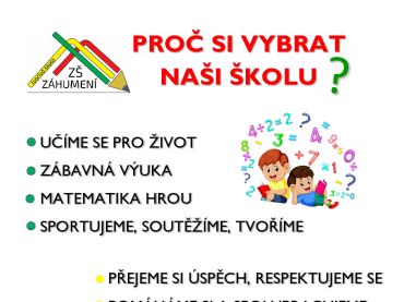 Foto k aktualitě ZÁPIS DO 1. ROČNÍKU