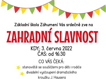 Foto k aktualitě Zahradní slavnost