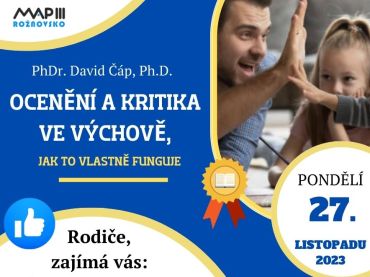 Foto k aktualitě Ocenění a kritika ve výchově