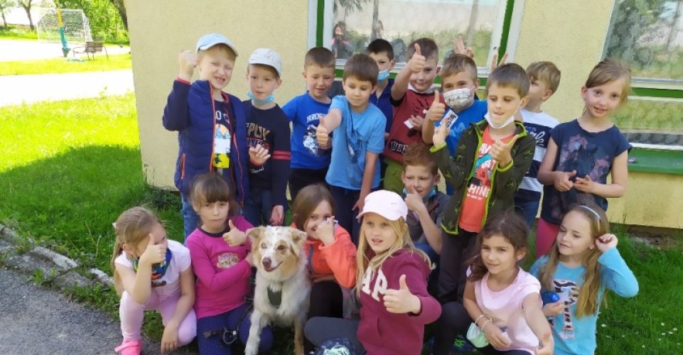 Canisterapie v 1. oddělení ŠD