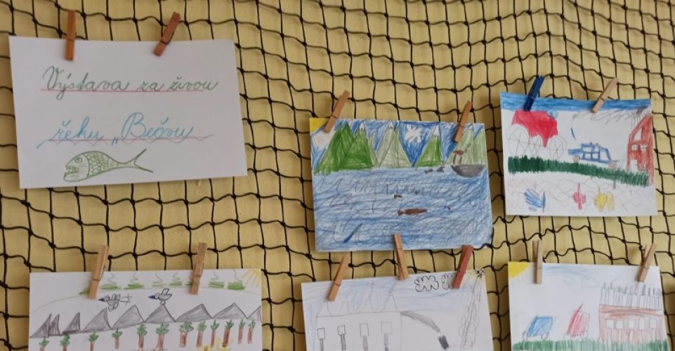 Děti chtějí čistou řeku Bečvu