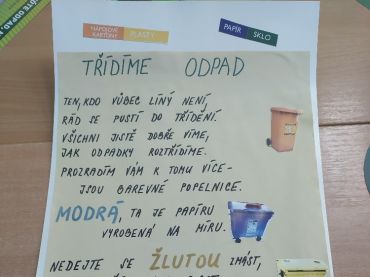 Foto k aktualitě Ekologické okénko u druháků ve ŠD