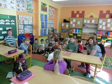 Foto k aktualitě MŠ 1.máje 864 a MŠ Tylovice na návštěvě v 1.třídě