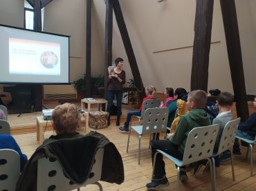 Foto k aktualitě Třeťáčci na literární besedě