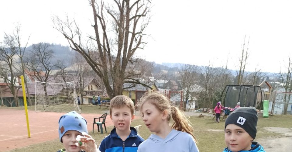 Jarní úklid odpadků na zahradě