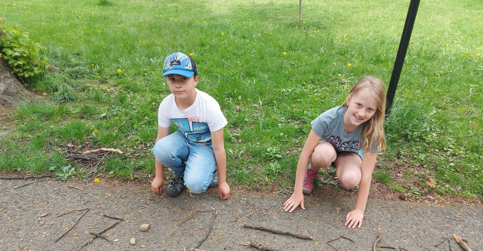 Dělení se zbytkem v parku