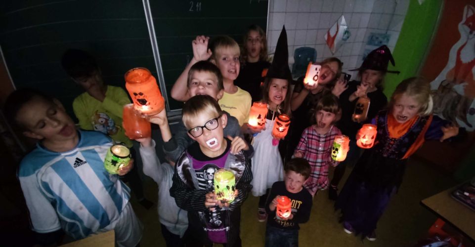 Halloweenské vyučování v 1. a 2. ročníku
