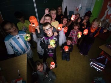 Foto k aktualitě Halloweenské vyučování v 1. a 2. ročníku