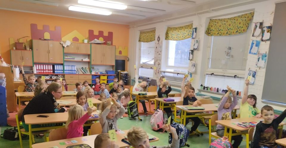 Návštěva MŠ Tylovice a MŠ Zahrady v první třídě