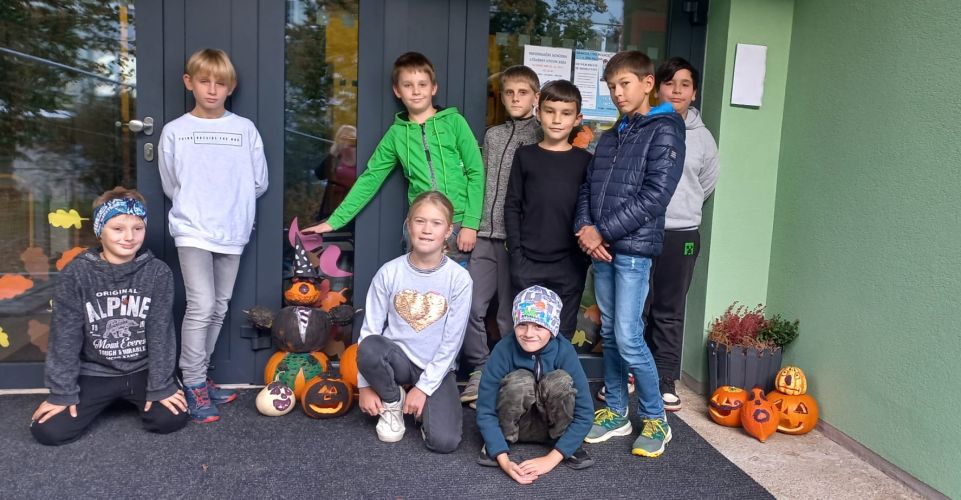 Dýňodlabání v 2. oddělení ŠD