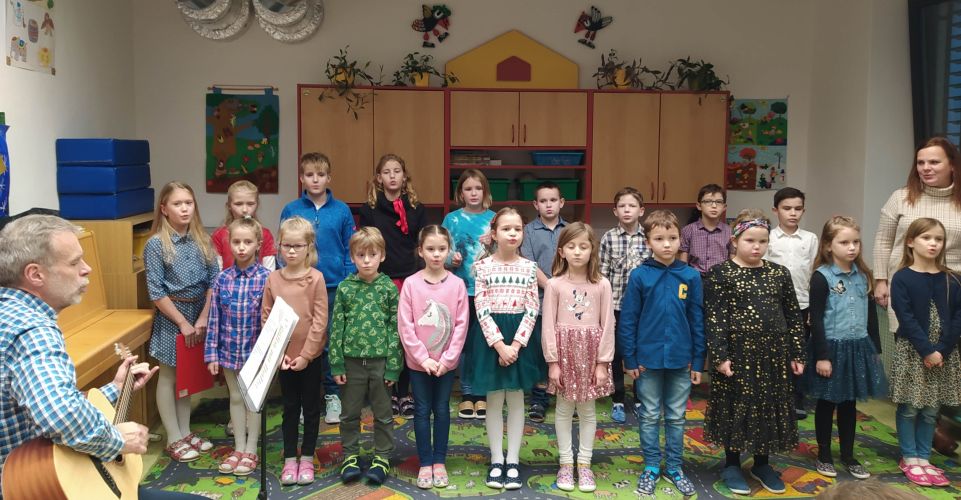 Vánoční besídka 1. a 3. ročníku