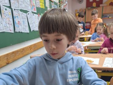 Foto k aktualitě Tvoření staveb a těles ve druhé třídě