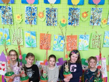 Foto k aktualitě Velikonoční tvoření v 1. třídě