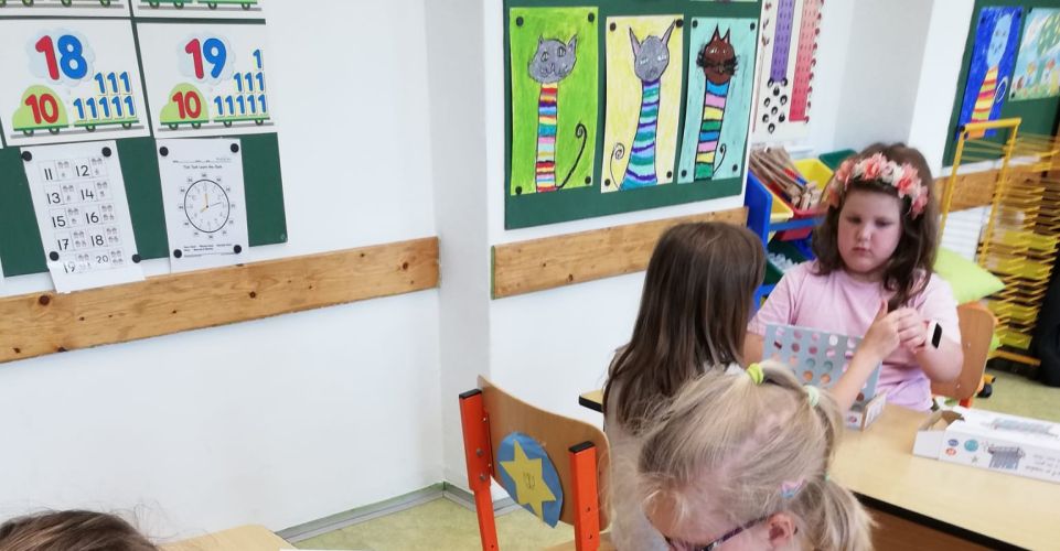 Účení hrou v 1. třídě