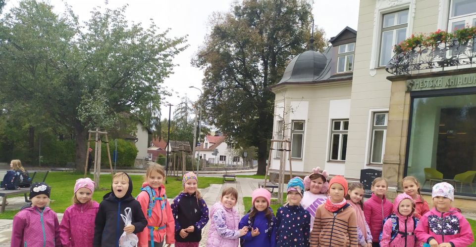 Beseda v knihovně pro děti z I. oddělení ŠD aneb Můj šálek umění