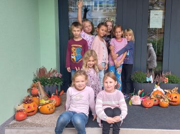 Foto k aktualitě Dýňování v II. oddělení ŠD