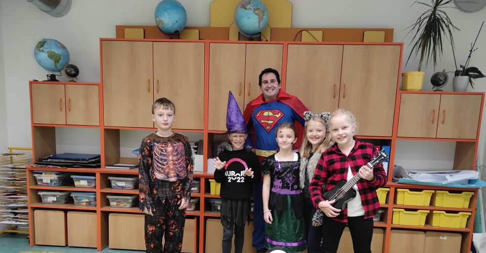 Halloweenské učení