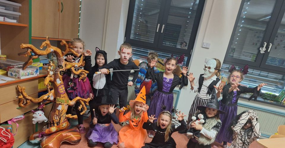 Strašidelné vyučování v 1. A