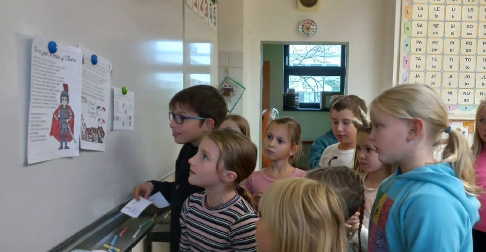 Svatomartinské odpoledne v družině 2. oddělení