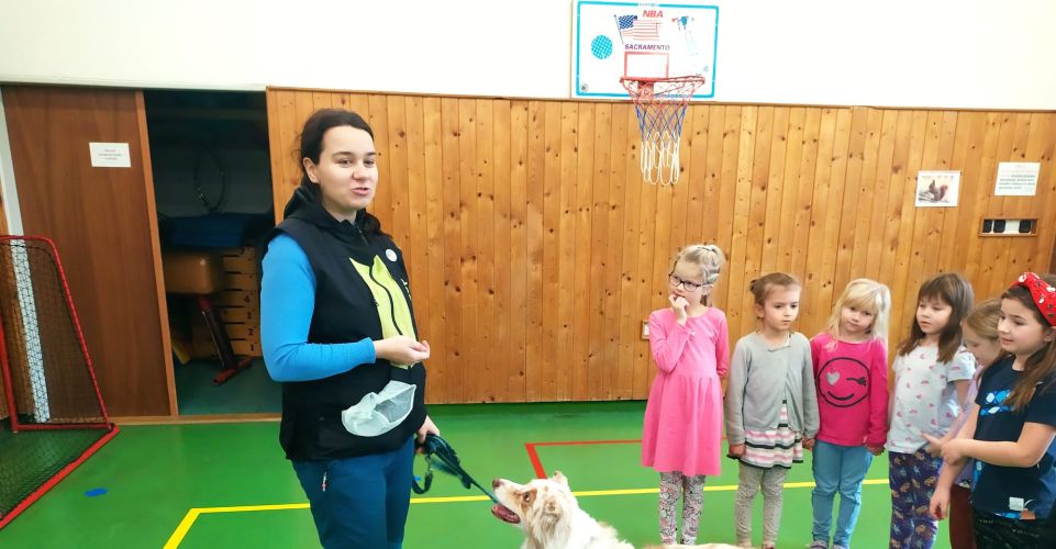 Canisterapie s paní Blankou a pejsky Ejmy a Baffy v I. oddělení ŠD
