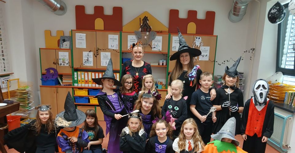 Strašidelné učení v 2. A