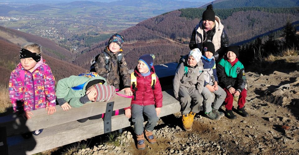 Prvňáčci na Pustevnách 