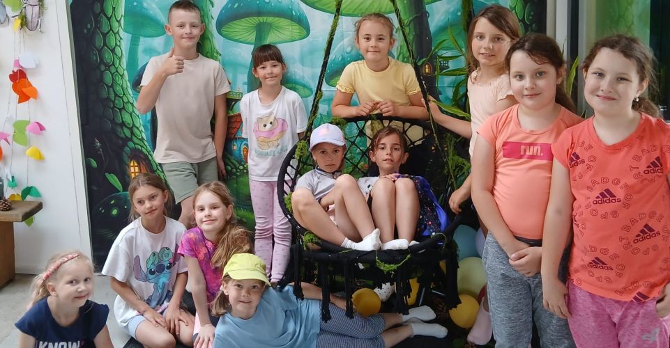 Žáci 2.A na výstavě Kouzelný les